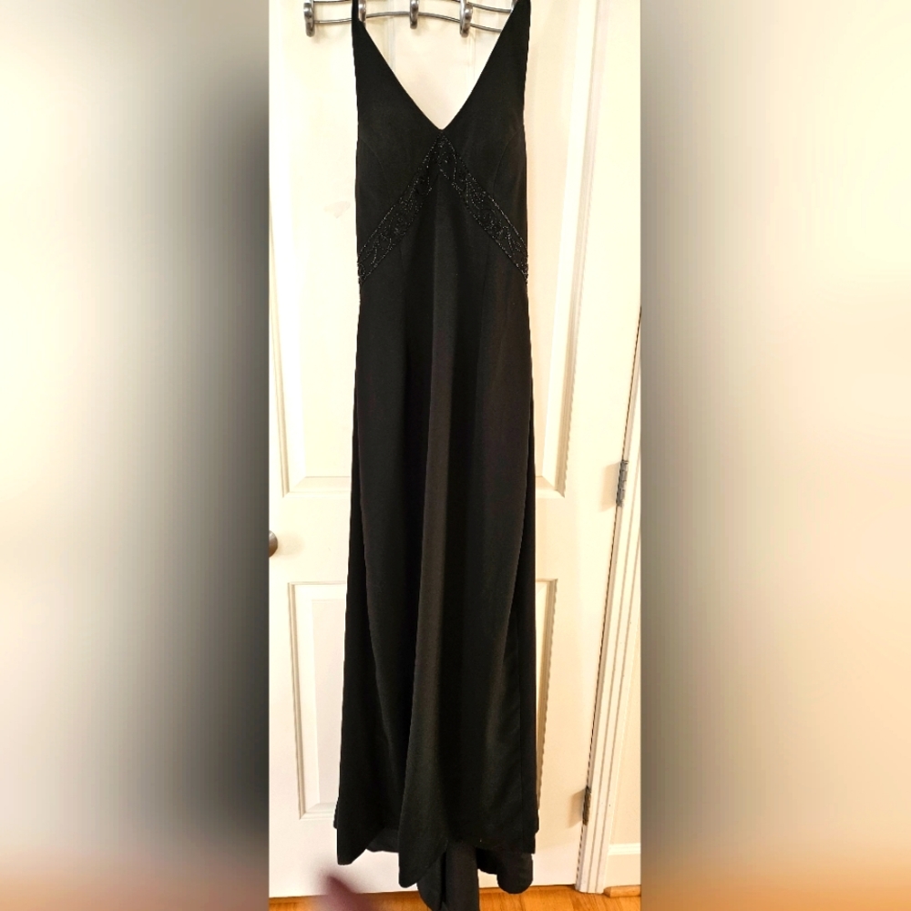 Venus long black dress size 10-11
